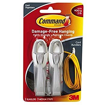 Command cord clips target